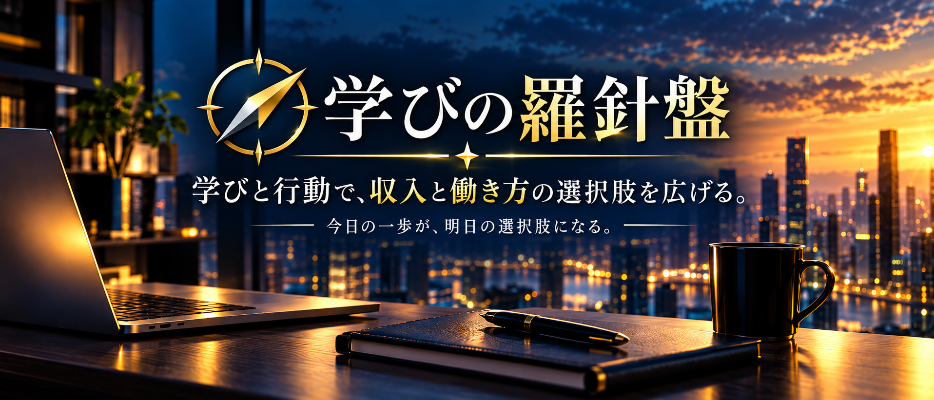 学びの羅針盤 学びと行動で、収入と働き方の選択肢を広げる。